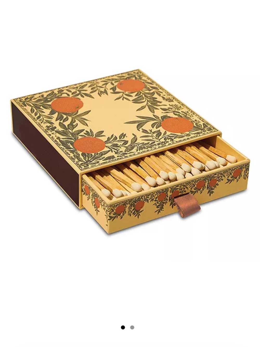 Skeem Design Decorative Orange & Yellow Safety Matches in Box
